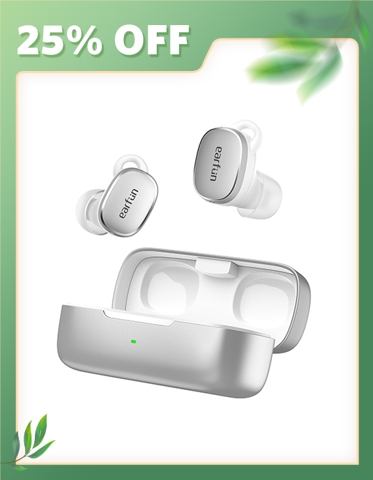 EarFun Free Pro 3 - Silver White