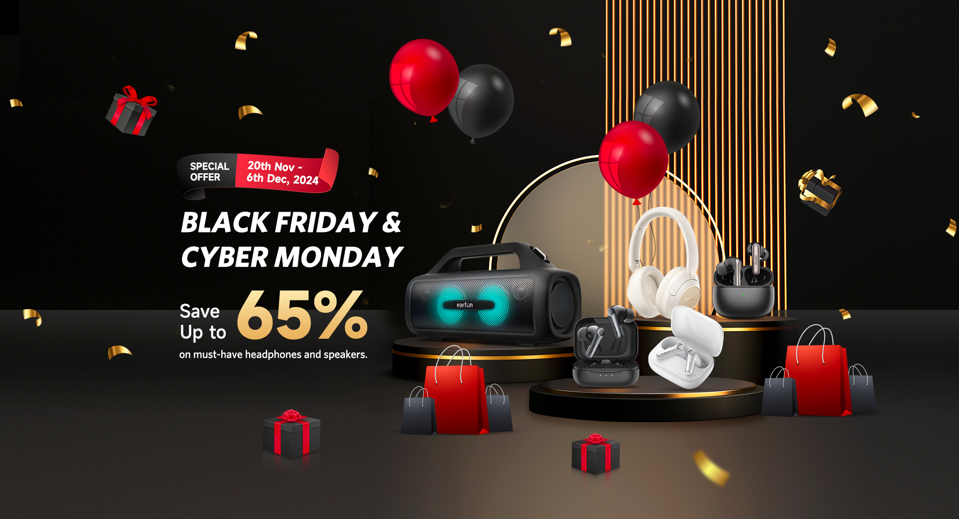 EarFun | Black Friday Super Sale 2024