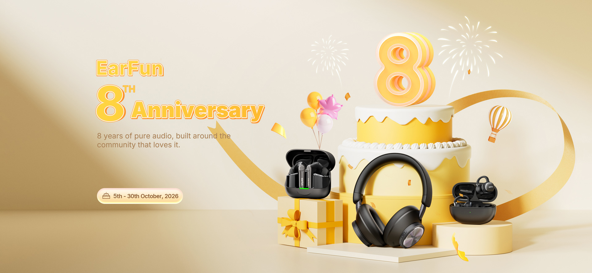 EarFun | 8th Anniversary