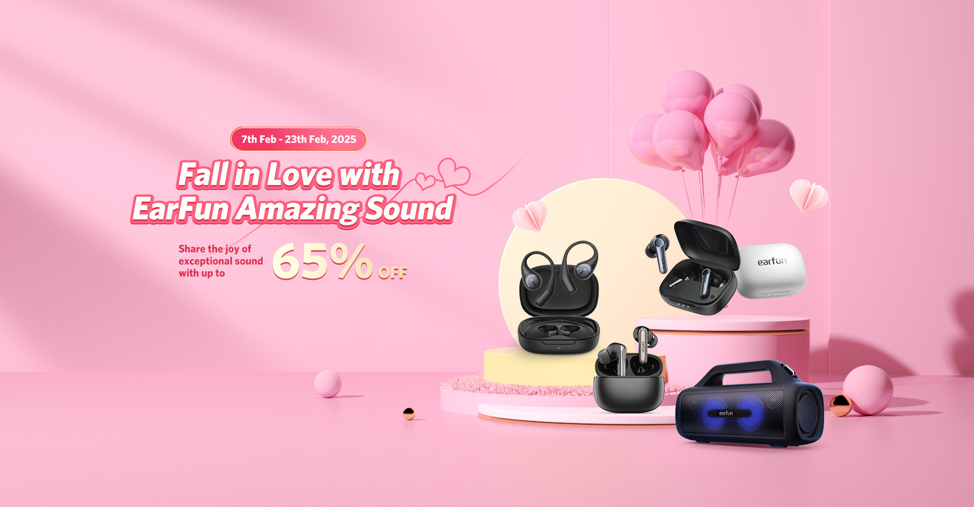 EarFun | Valentine's Day Gift Sale 2025