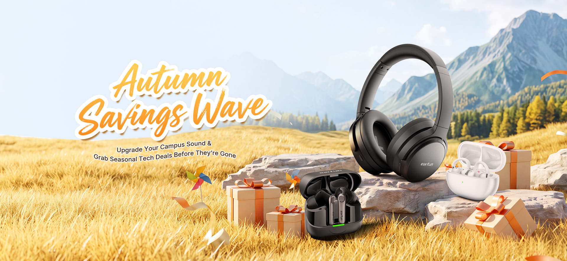 EarFun Autumn Savings Wave
