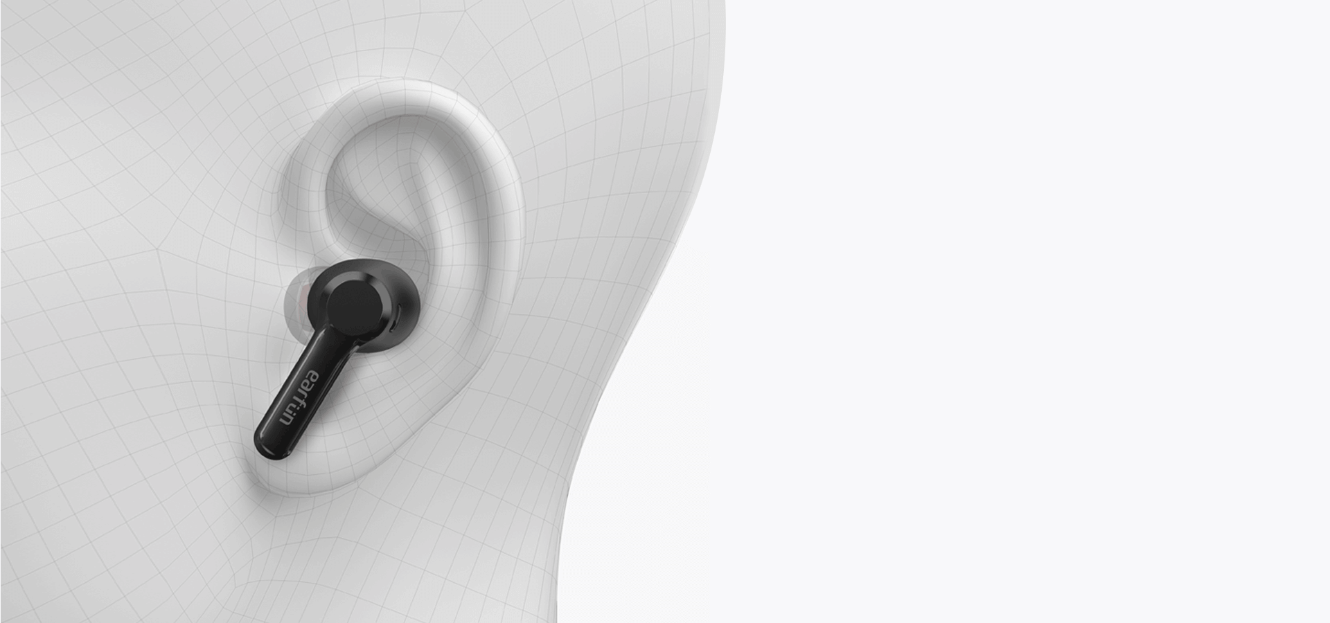 True wireless earbuds with fully adjustable ANC