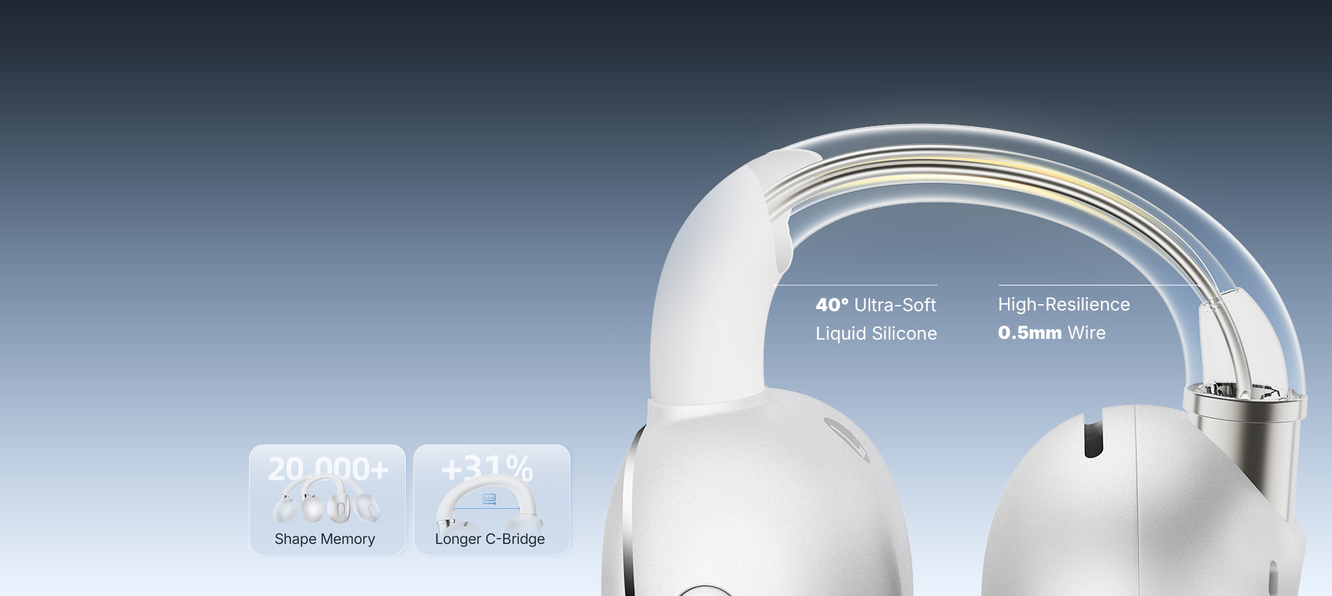 Extended C-Bridge, Built to Fit More Ears