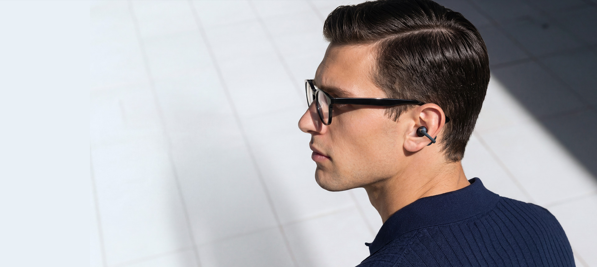 Seamless Fit, Glasses On.