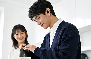 EarFun Clip 2装着イメージ