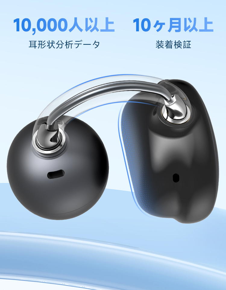 【未開封新品】EarFun Clip イヤーカフ イヤホン シルバーグレー 580wzagneiedzzml0lo.png