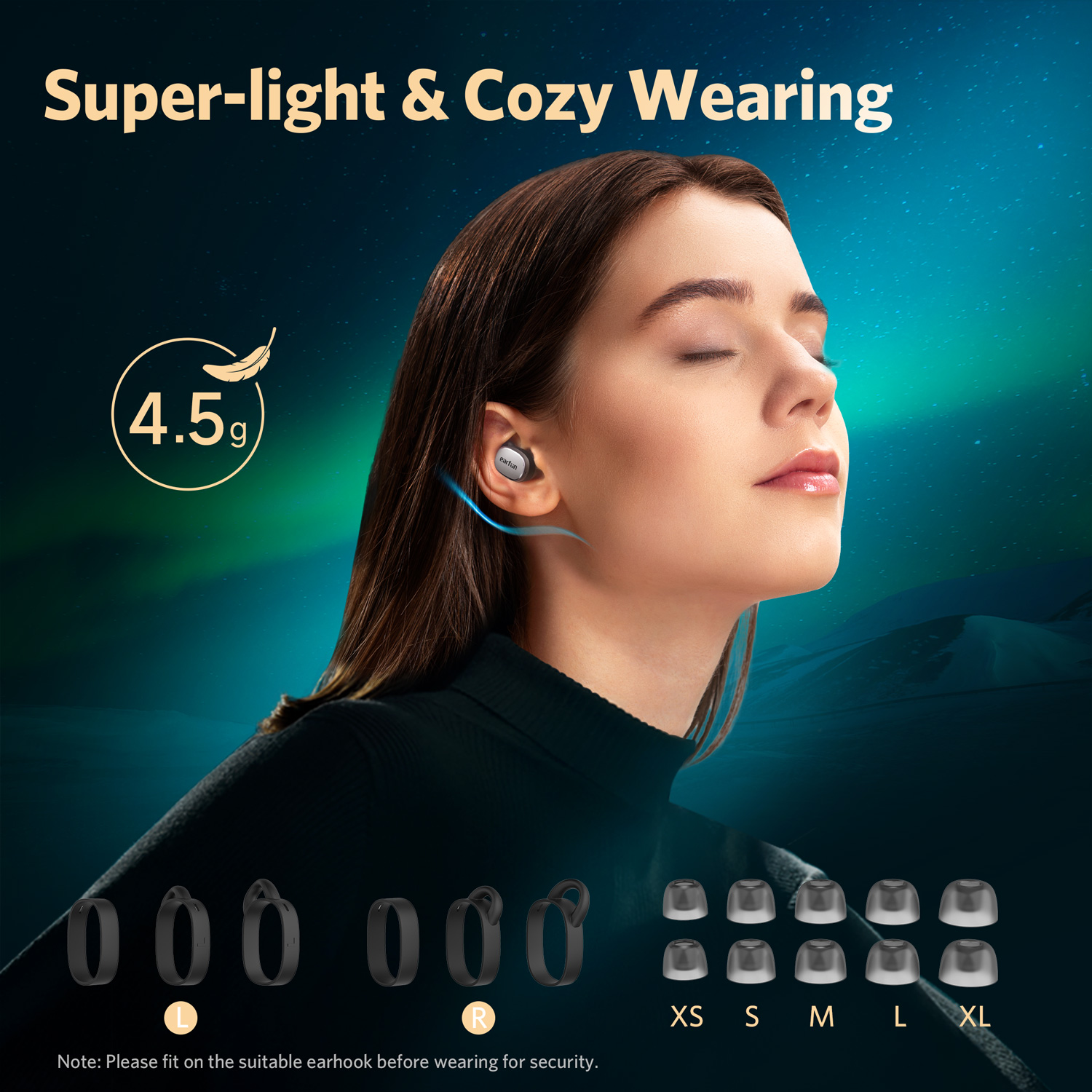 QCY T13 ANC Earphone Bluetooth 5.3 Active Noise Cancellation -28dB Wireless  Headphone Fast Charge Earbuds 0.068