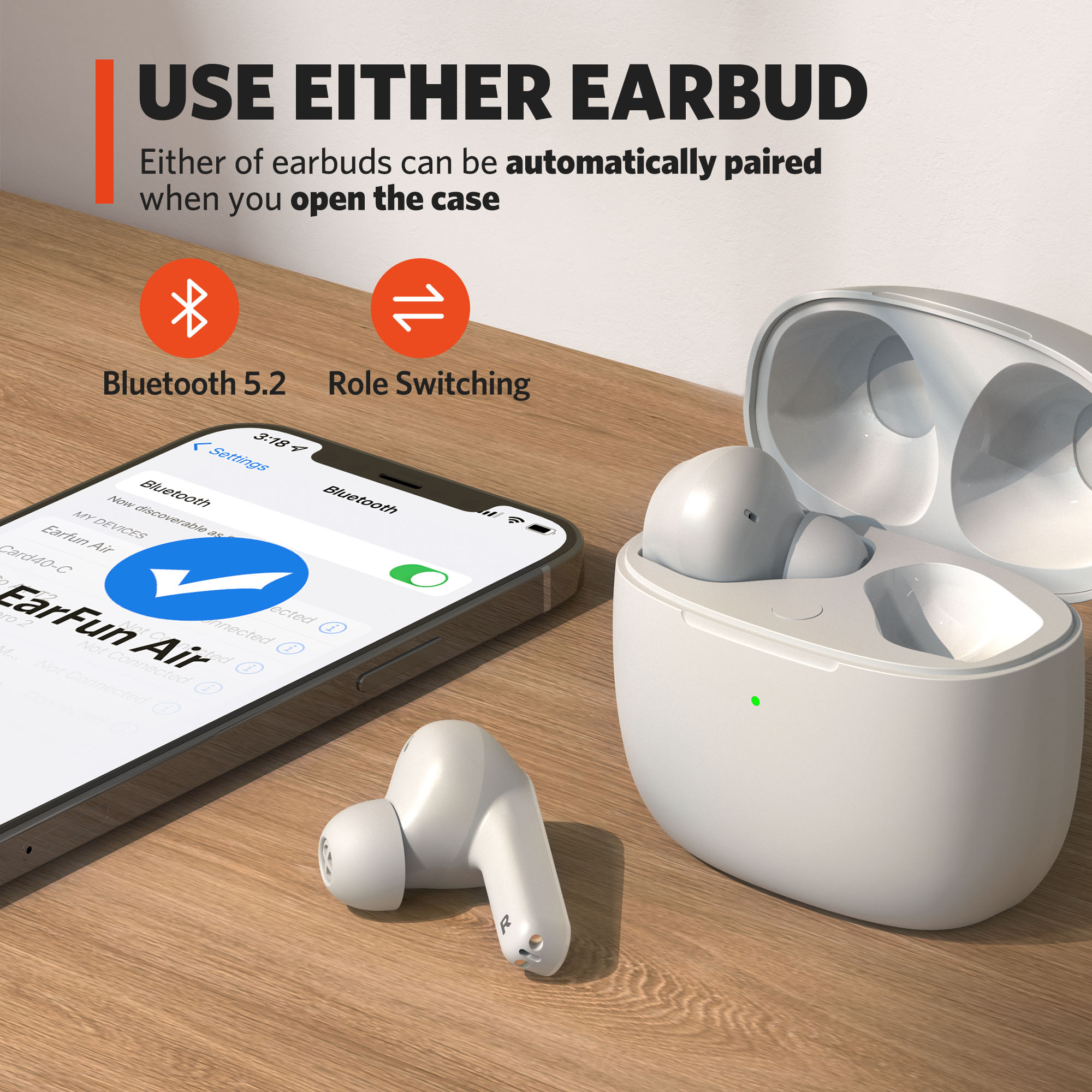 Earfun Air White