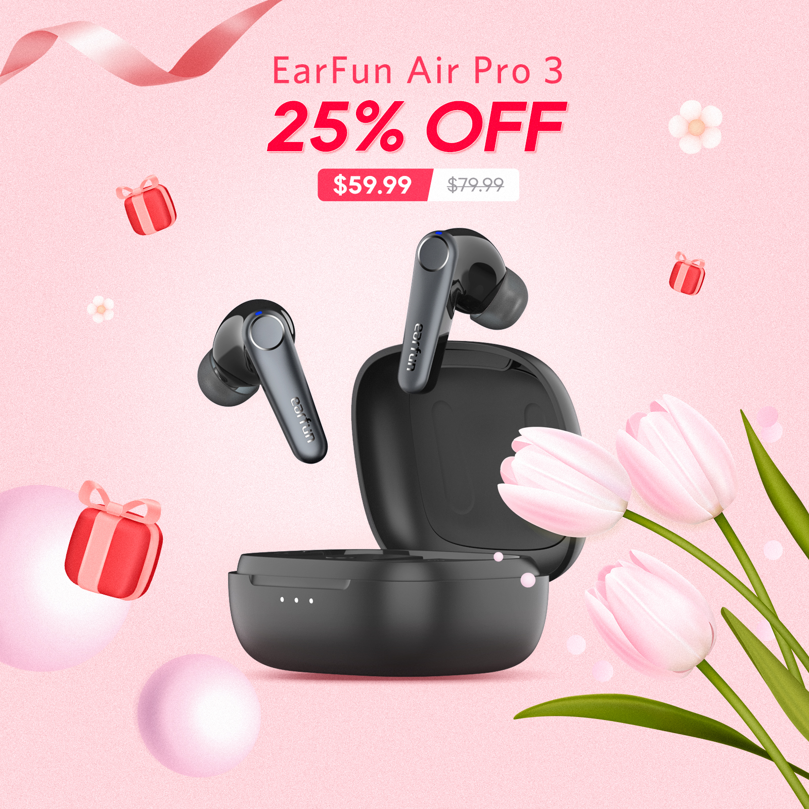 EarFun Air Pro 3 - Black